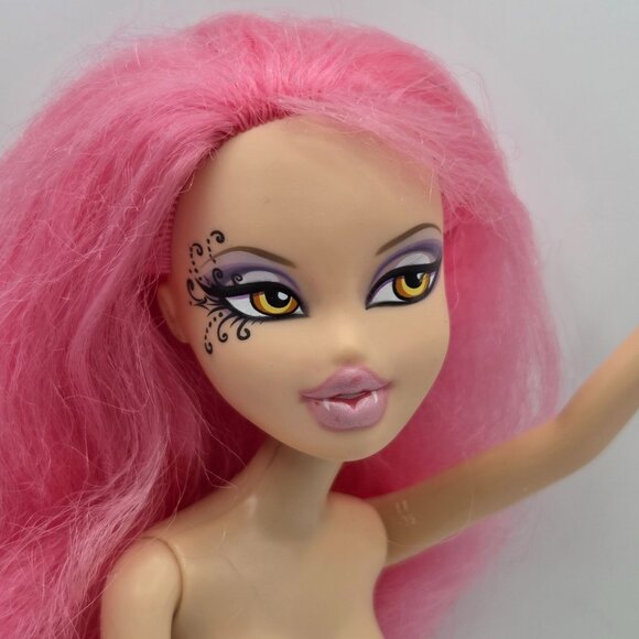Bratz Masquerade Kirana Vampire Doll Head On Barbie Body Franken Doll - Picture 2 of 7